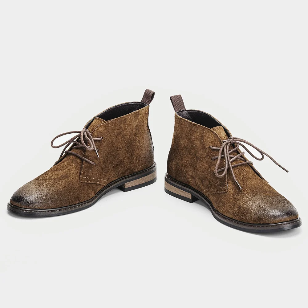 Leather Boots Retro Comfortable Brand Retro Fashion 2026 Ankle Boots