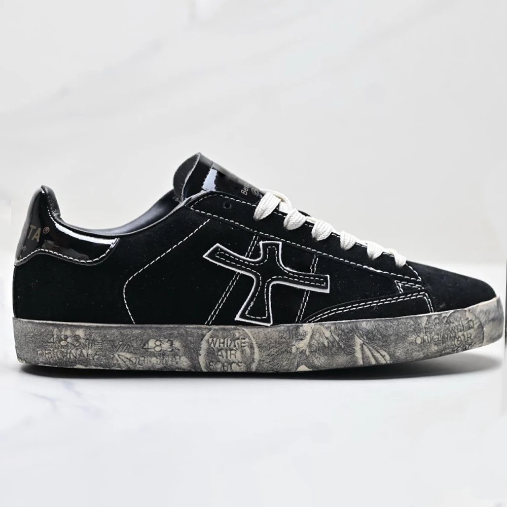 Classic White Sneakers Trendy All Match Casual Skate Shoes Men Women Fashion Flat Walking Shoes