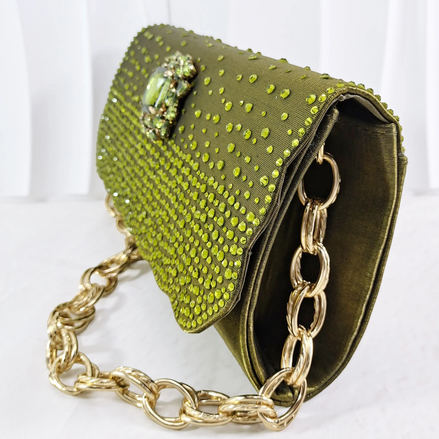 Best-selling shoes Matching bag combinations in Europe and America Diamond-embellished Bag And Shoes from the workplace Or Party
