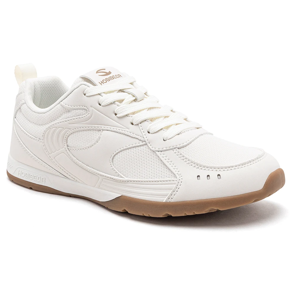HOBIBEAR Men's Wide Toe Box Sneakers Lightweight Lace-Up Tennis Shoes Breathable Mesh Non-Slip Casual Walking Shoes for Unisex