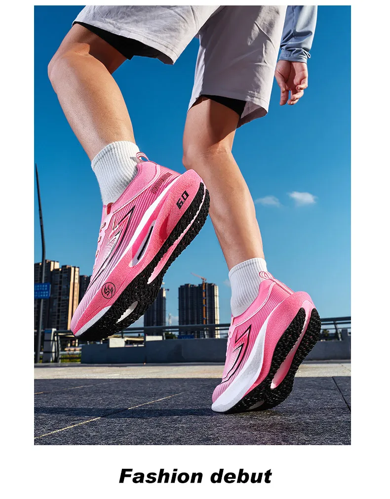 Men Running Shoes Carbon Board Marathon Speciality Sports Breathable Lightweight Women's Comfortable Athletic Chunta Sneakers