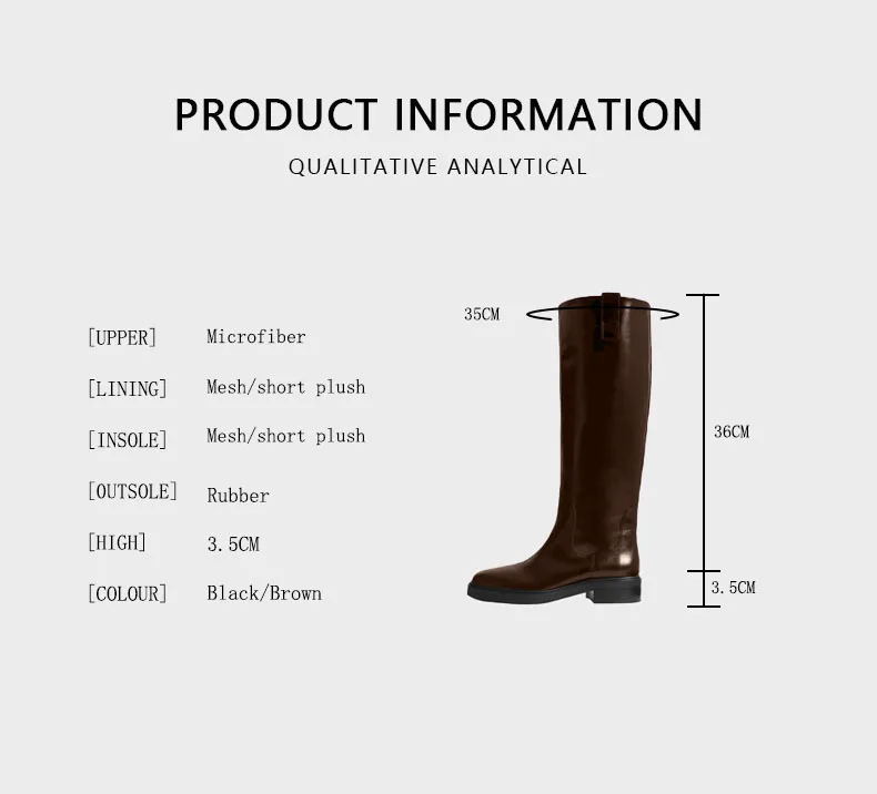 Arden Furtado brown boots for women knee high genuine leather square heel long boots Round toe Slip-on tan bootie Riding boots