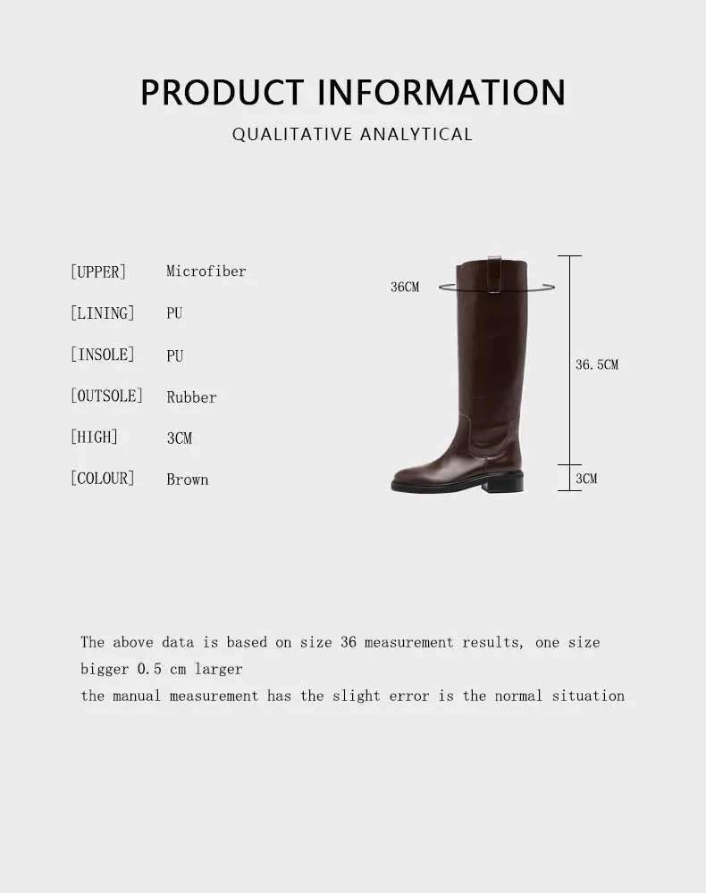 Arden Furtado brown boots for women knee high genuine leather square heel long boots Round toe Slip-on tan bootie Riding boots