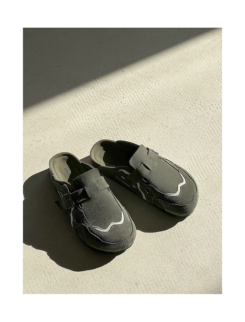 Thick soled Boken shoes new spring/summer outerwear with retro soft soled Boken single shoes