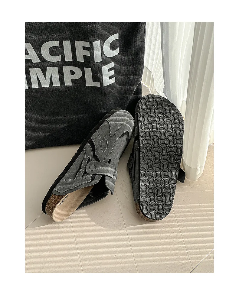 Thick soled Boken shoes new spring/summer outerwear with retro soft soled Boken single shoes