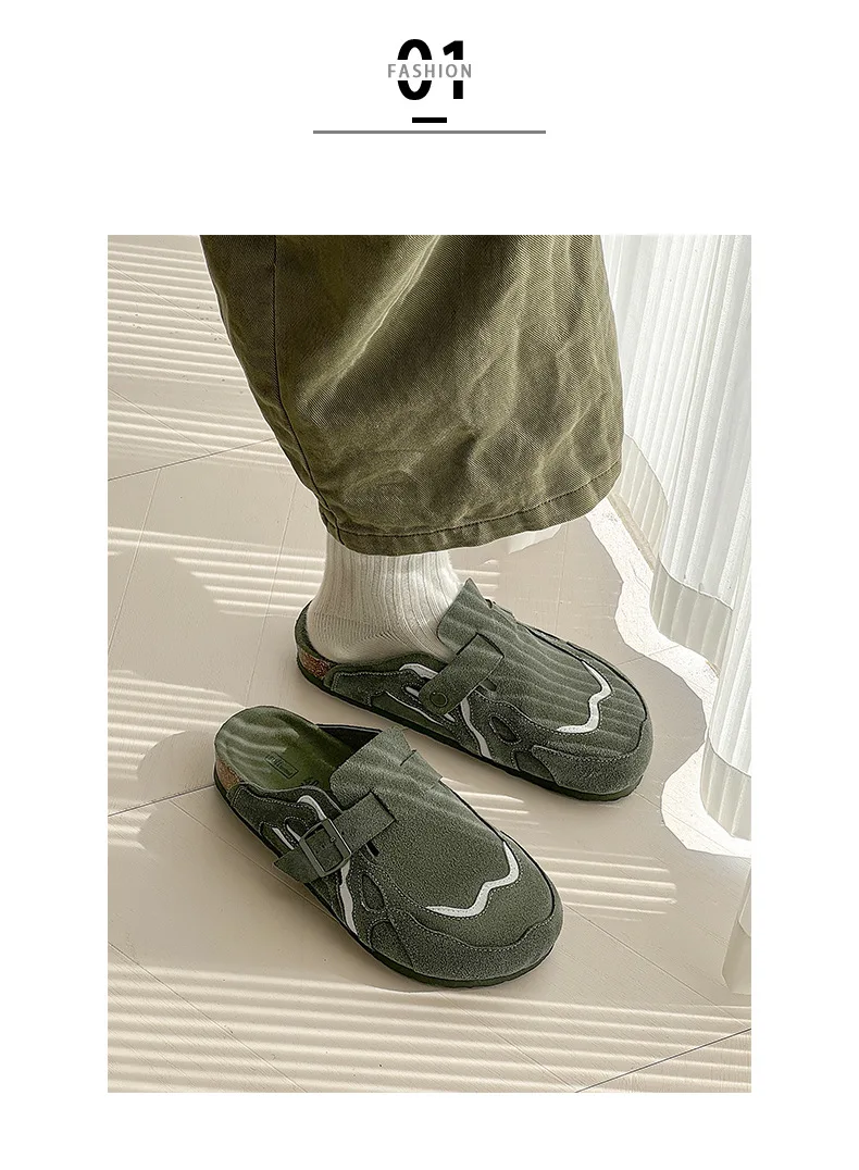 Thick soled Boken shoes new spring/summer outerwear with retro soft soled Boken single shoes