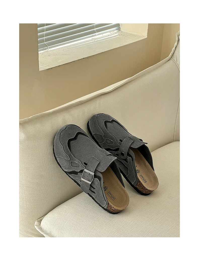 Thick soled Boken shoes new spring/summer outerwear with retro soft soled Boken single shoes