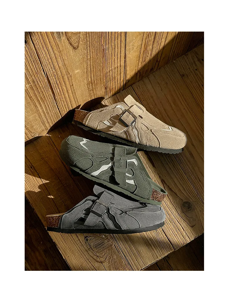 Thick soled Boken shoes new spring/summer outerwear with retro soft soled Boken single shoes
