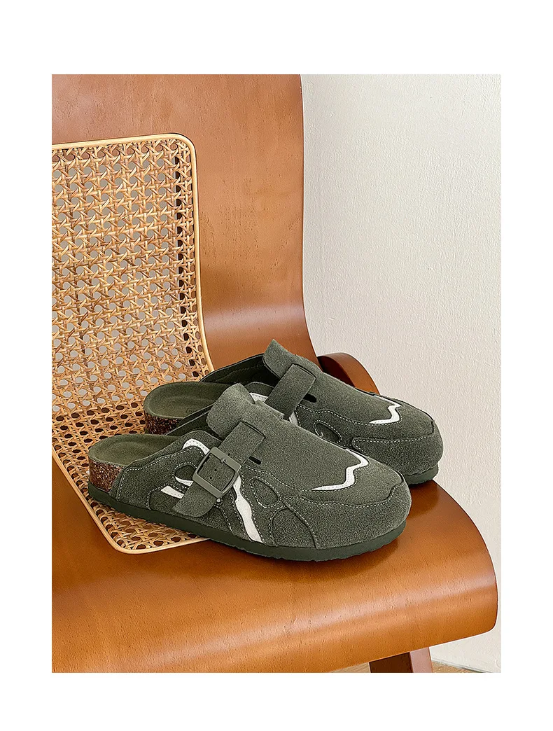 Thick soled Boken shoes new spring/summer outerwear with retro soft soled Boken single shoes