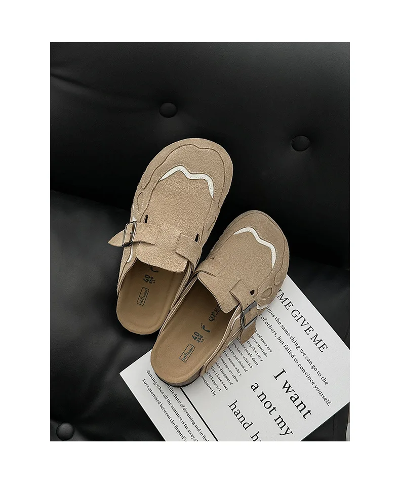 Thick soled Boken shoes new spring/summer outerwear with retro soft soled Boken single shoes