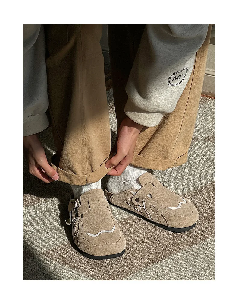 Thick soled Boken shoes new spring/summer outerwear with retro soft soled Boken single shoes