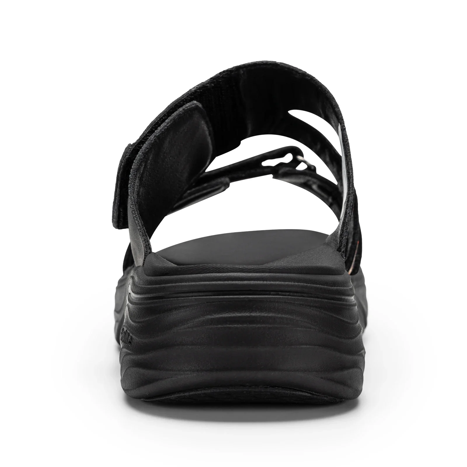 FitVille Women'S Wedge Slippers Wide Width Adjustable Straps Summer Beach Sandals Slipper For Swollen Feet And Bunion Relief