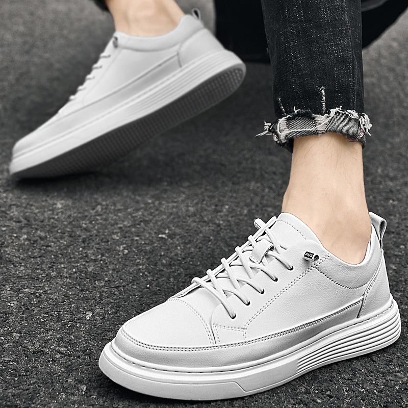 Italian Brand Men's Genuine Leather Casual Shoes Oxford Jogging Shoes Sneakers for Men Warm Cotton Shoes with/No Fur Size：38-47