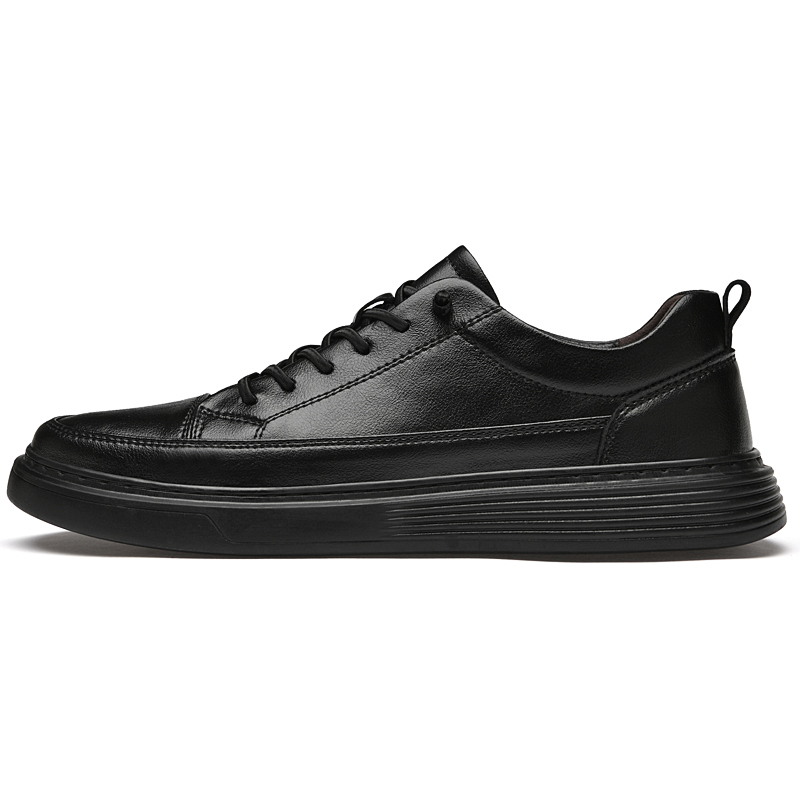 Italian Brand Men's Genuine Leather Casual Shoes Oxford Jogging Shoes Sneakers for Men Warm Cotton Shoes with/No Fur Size：38-47