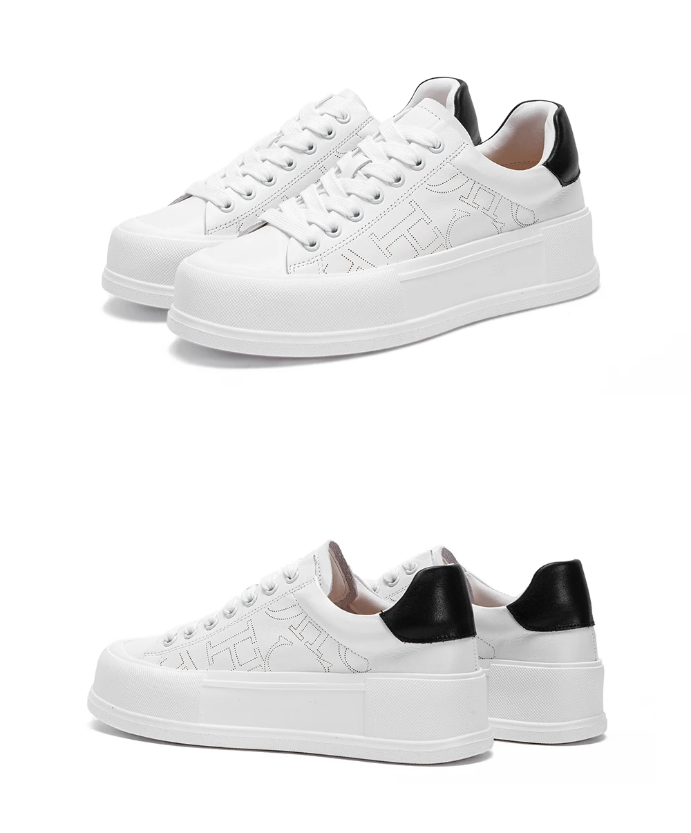 Men's and Women's Casual Shoes Lightweight White Sneakers Flat Balance Tech Shoes Students
