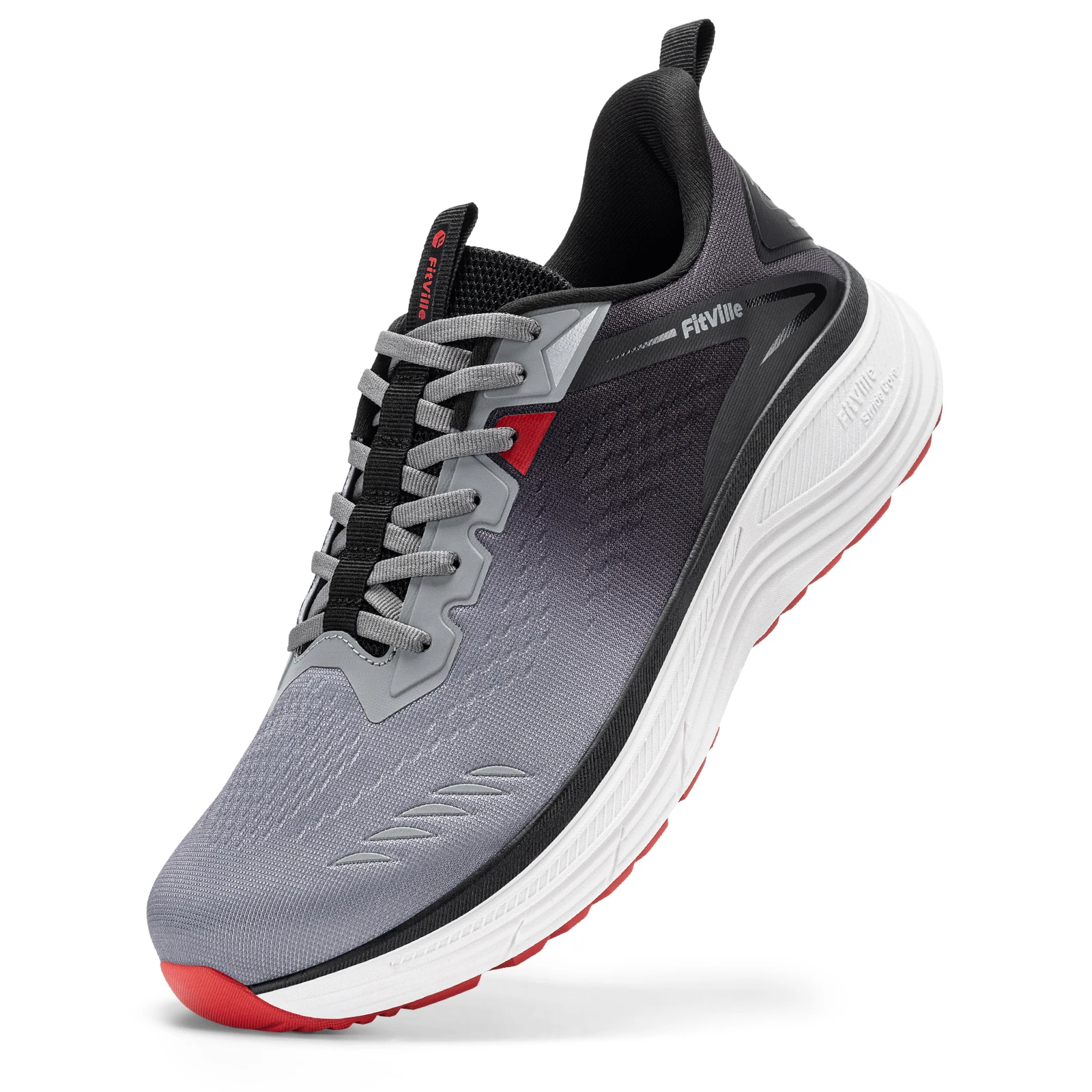 FitVille Extra Wide Mens Sport Shoes Breathable Gym Athletic Workout Cross Training Running Max Cushion Sneakers For Men