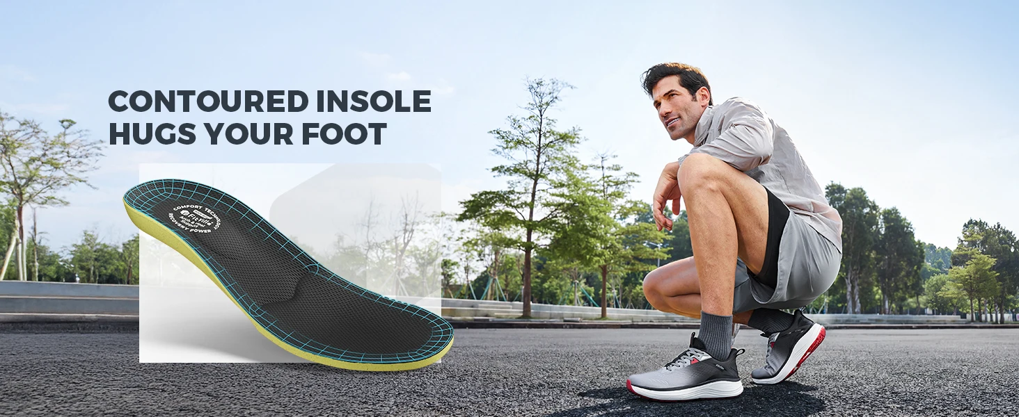 FitVille Extra Wide Mens Sport Shoes Breathable Gym Athletic Workout Cross Training Running Max Cushion Sneakers For Men