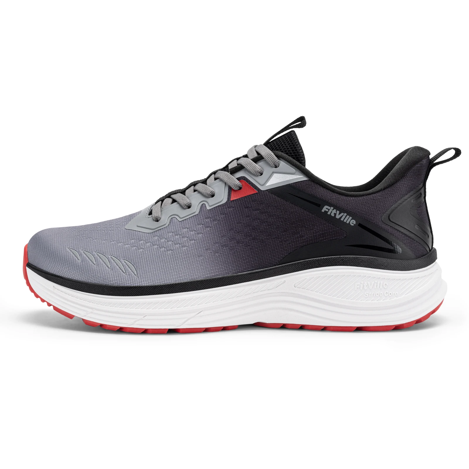 FitVille Extra Wide Mens Sport Shoes Breathable Gym Athletic Workout Cross Training Running Max Cushion Sneakers For Men