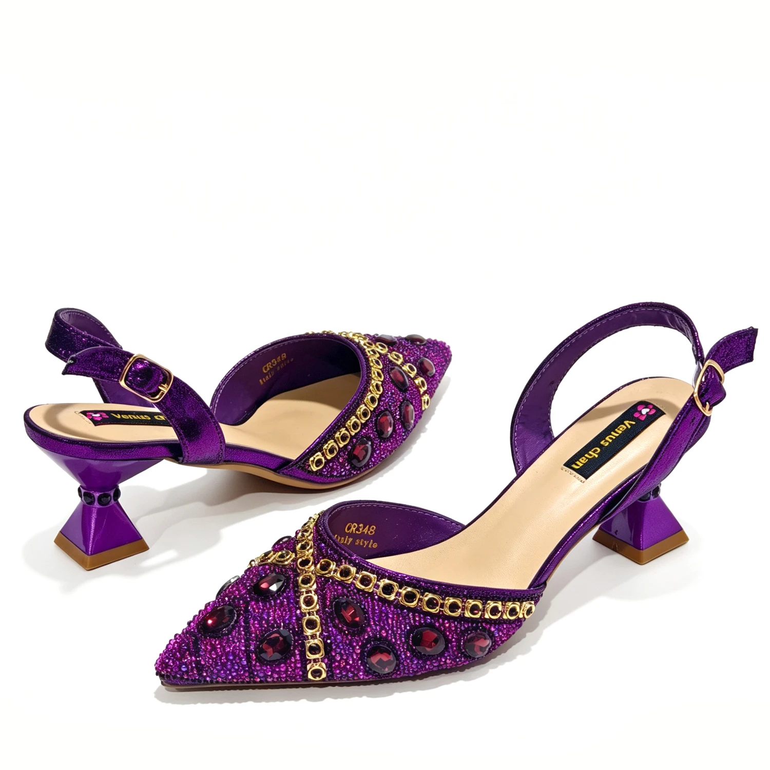 Fashionable Women's Pointed Toe Shoe and Bag Set - High-Quality Stylish Footwear and Accessory Collection