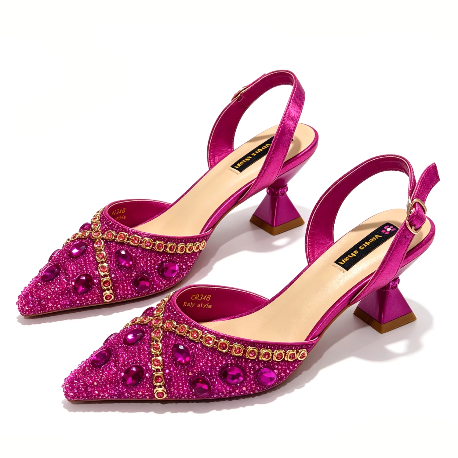 Fashionable Women's Pointed Toe Shoe and Bag Set - High-Quality Stylish Footwear and Accessory Collection