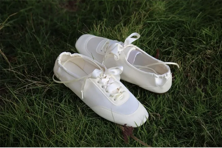 AIYUQI Women German Trainers Retro Sneakers 2026 New Autumn Satin Patchwork Ballet Shoes Square Head Women Lace-Up Casual Flats
