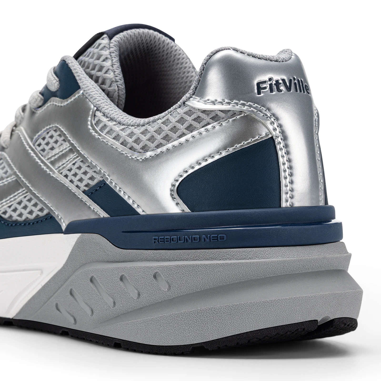 Fitville Walking Shoes Wide Mesh Men's Casual Sneakers Non Slip Dad Sports Shoes for Men Arch Support For Flat Feet Plantar