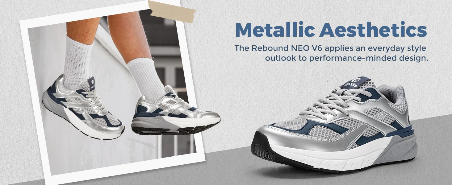Fitville Walking Shoes Wide Mesh Men's Casual Sneakers Non Slip Dad Sports Shoes for Men Arch Support For Flat Feet Plantar