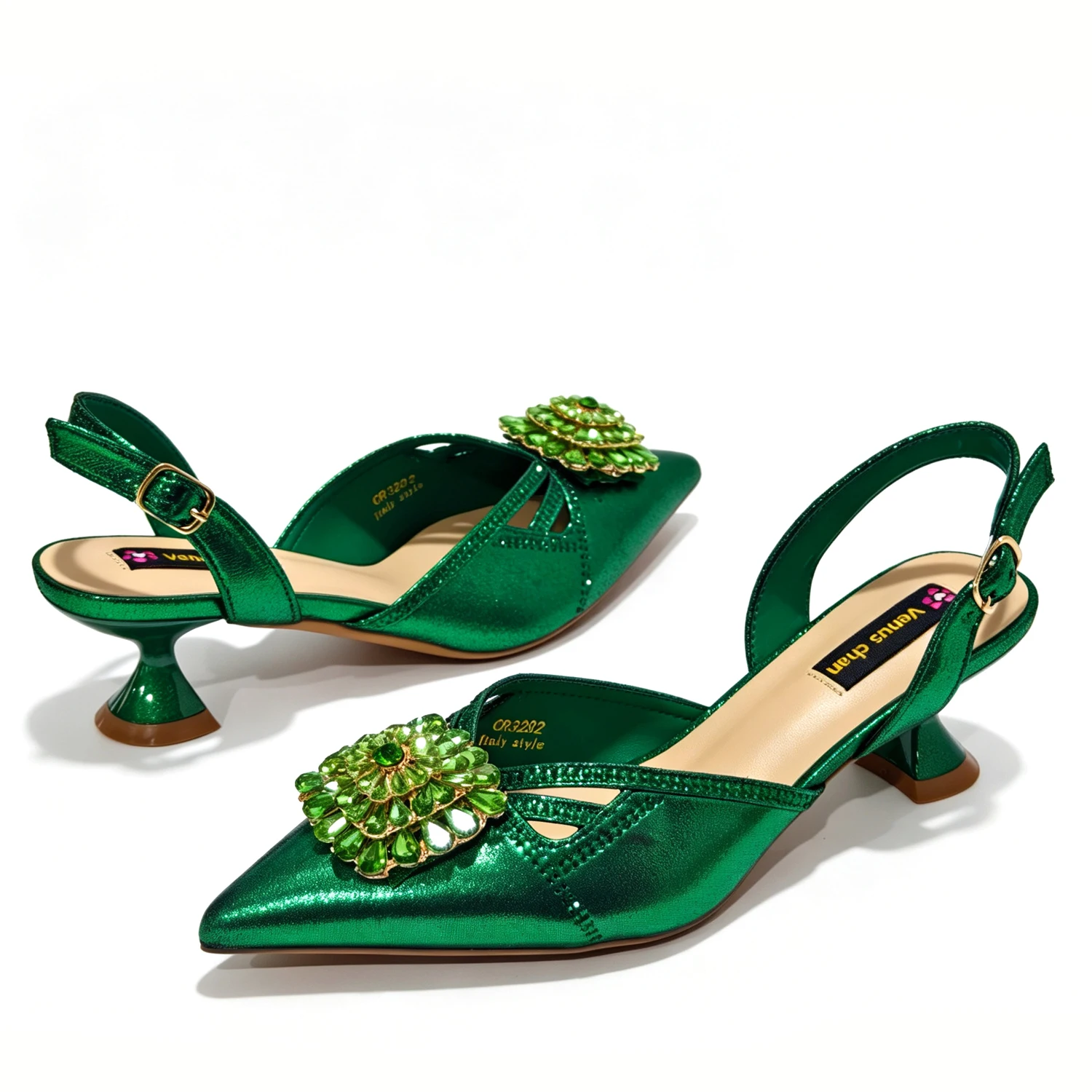 Women Satin Pointed Pumps Red Rhinestone Gem Bridal Heels & Bag Set Elegant For Wedding Party Evening Formal Occasions Ladies