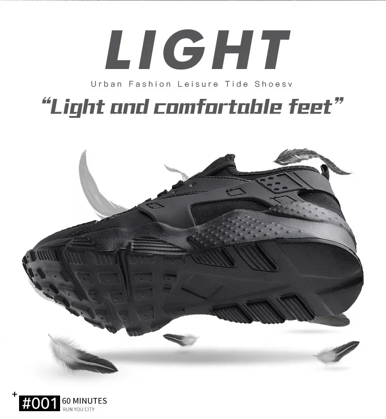 Summer Men's Breathable Mesh Surface Lightweight Soft Bottom Casual Shoes Trendy Running Sports Shoes Men's Shoes From China