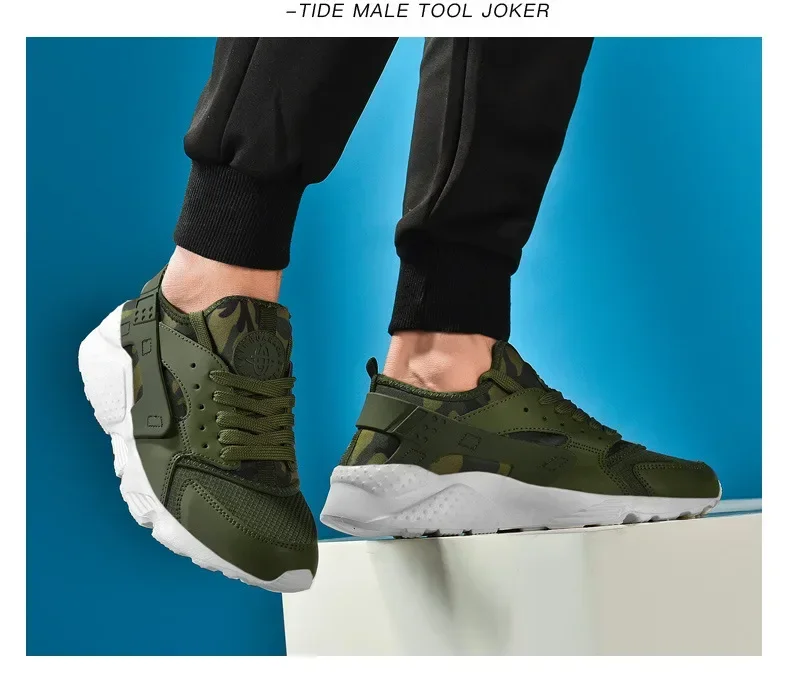Summer Men's Breathable Mesh Surface Lightweight Soft Bottom Casual Shoes Trendy Running Sports Shoes Men's Shoes From China