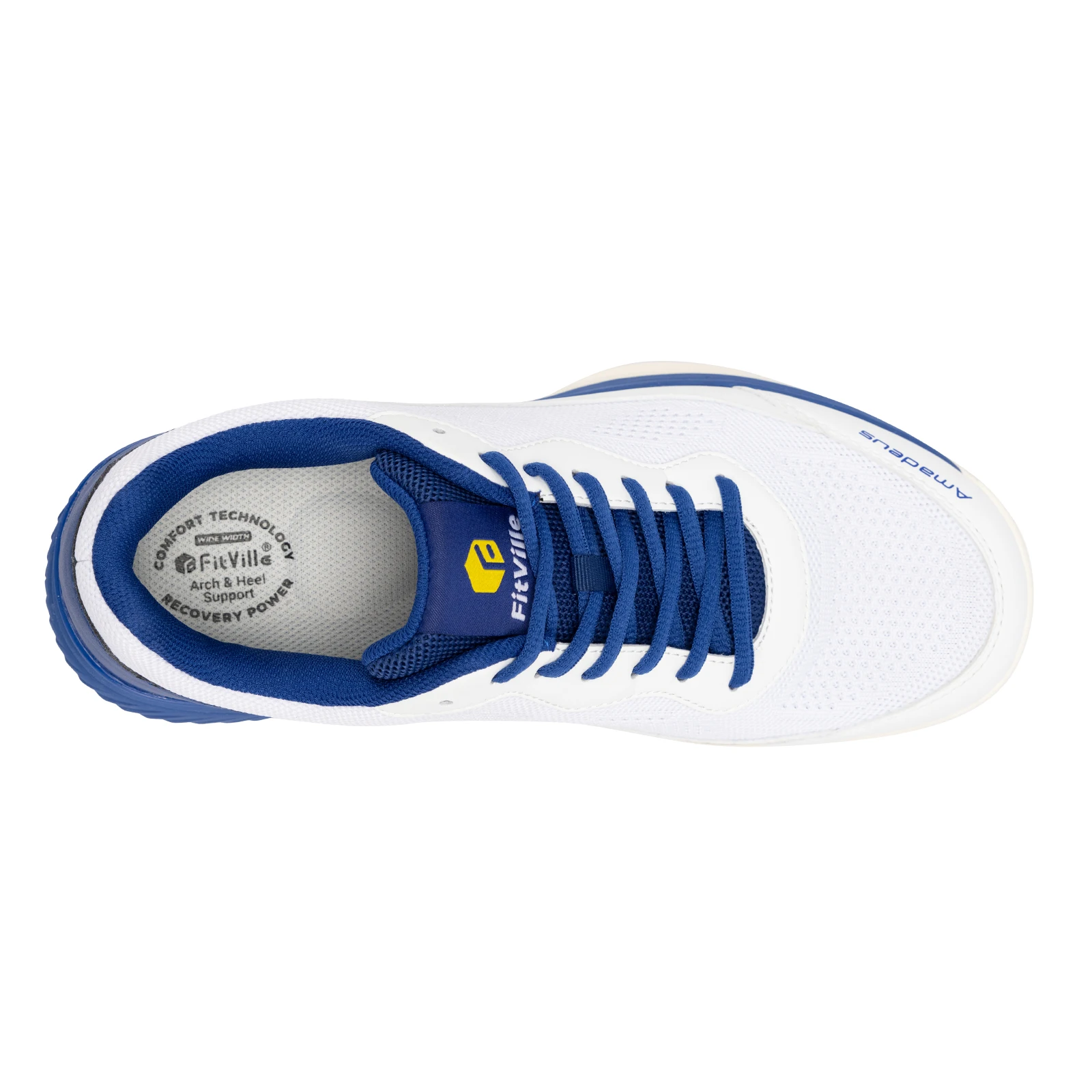 FitVille Wide Width Men's Tennis Shoes Professional Training Sneakers Breathable Non-Slip For Racquet Sport Arch Support