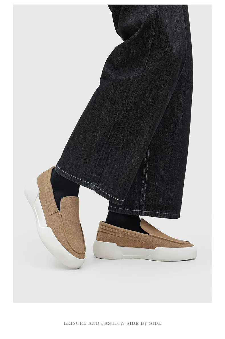 Niche Retro Loafers British Minimalist Slip On Leather Flat Shoes Casual Office Daily Walking Non Slip Fashion Loafer Footwear