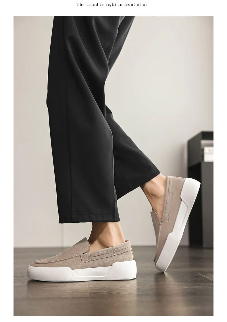 Niche Retro Loafers British Minimalist Slip On Leather Flat Shoes Casual Office Daily Walking Non Slip Fashion Loafer Footwear