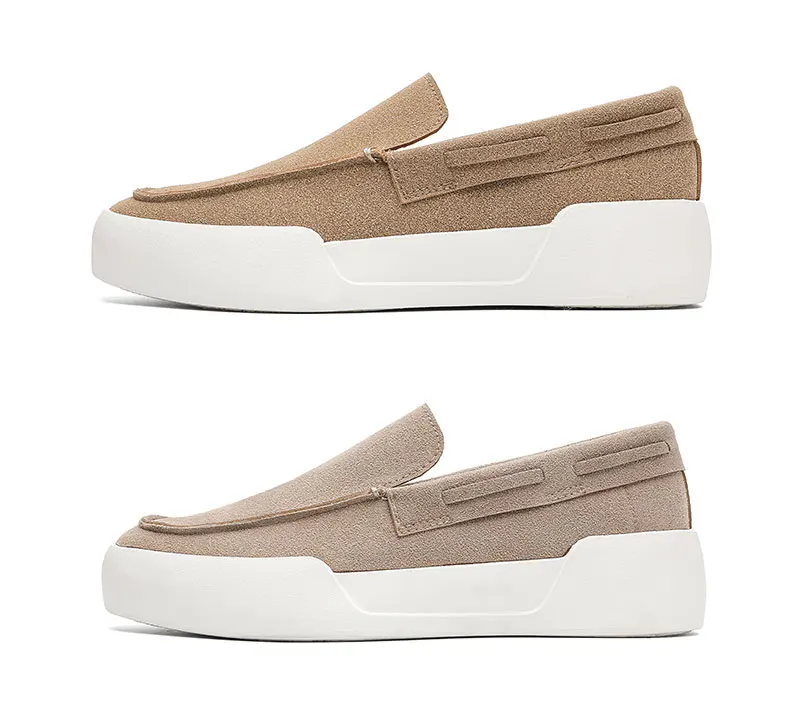 Niche Retro Loafers British Minimalist Slip On Leather Flat Shoes Casual Office Daily Walking Non Slip Fashion Loafer Footwear