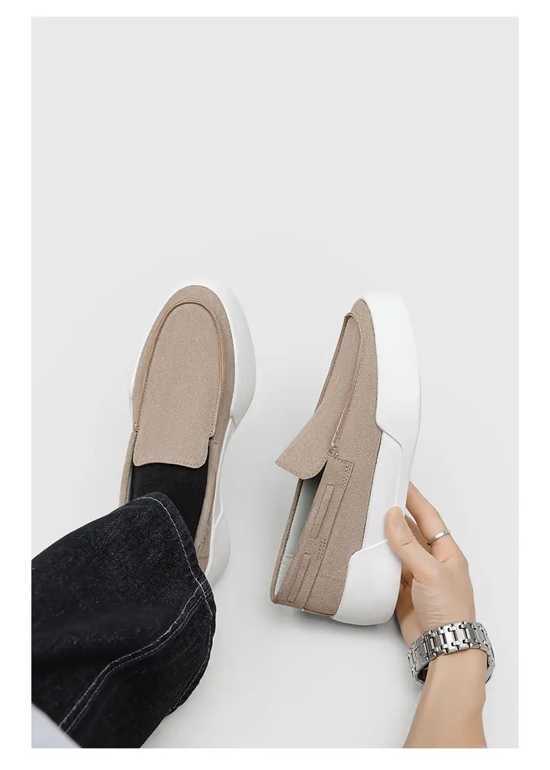 Niche Retro Loafers British Minimalist Slip On Leather Flat Shoes Casual Office Daily Walking Non Slip Fashion Loafer Footwear