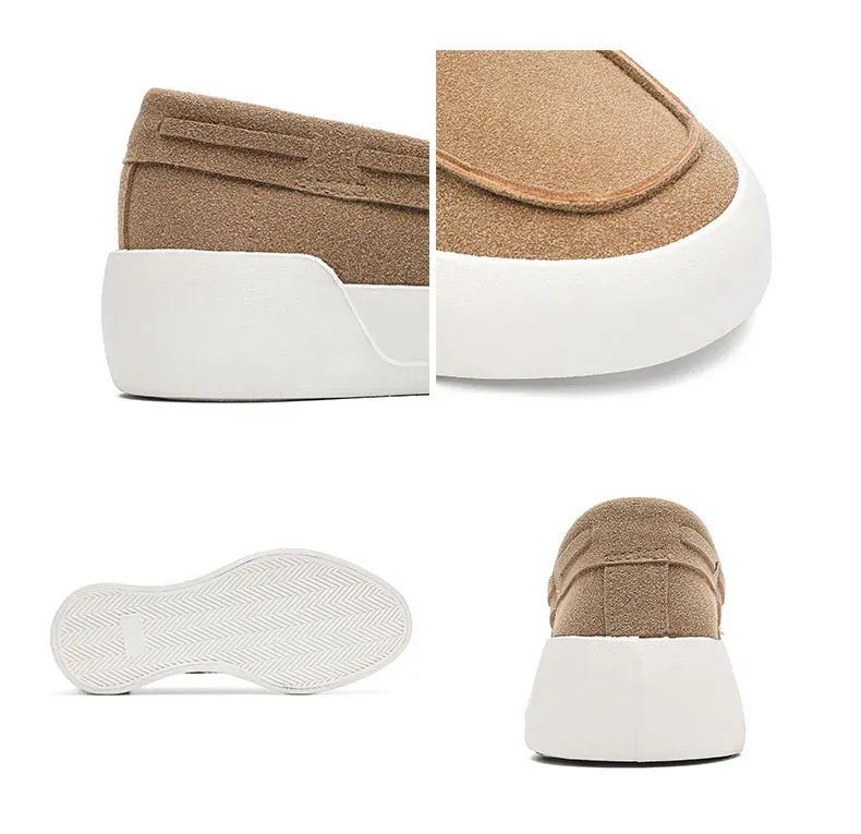 Niche Retro Loafers British Minimalist Slip On Leather Flat Shoes Casual Office Daily Walking Non Slip Fashion Loafer Footwear