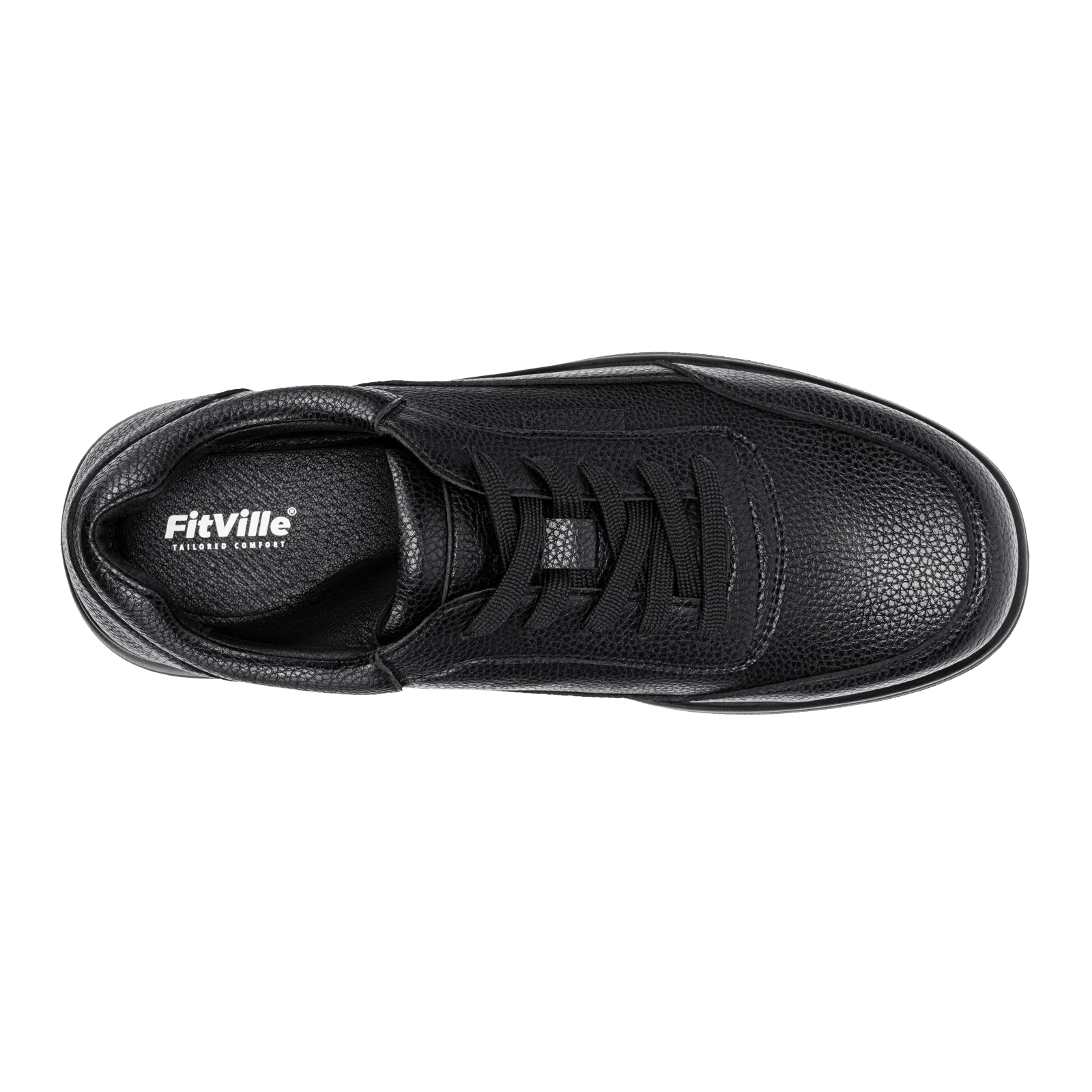FitVille Men's Casual Shoes Wide Business Formal Dress Shoes for Men Oxford Top Luxury Brand Comfortable Sneakers Lightweight