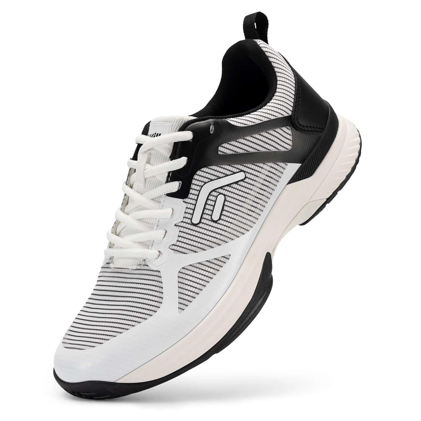 FitVille Men's Wide Pickleball Shoes Tennis Shoes Full Court Tennis Sneakers with Arch Support Lightweight Non-slip Sports Shoe