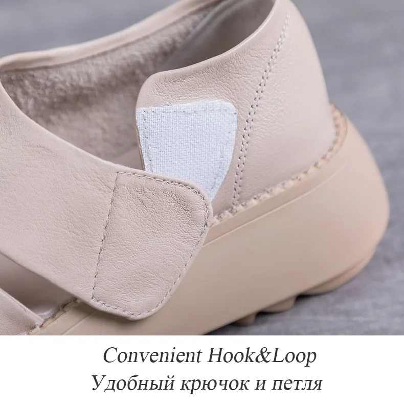 DRKANOL Women Platform Sandals 2026 Summer Wedges Heel Open Toe Shoes 100% Genuine Leather Casual Sandals Female Handmade Retro