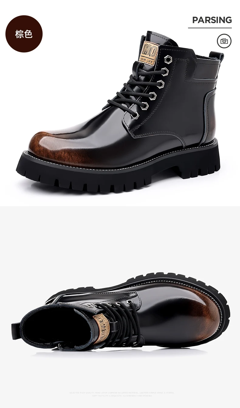 Men Boots 2023 New Winter Slippers Warm Men Shoes Waterproof Non-Slip Plush Sneakers Male Tenis Shoes Boots Men Sneakers Winter
