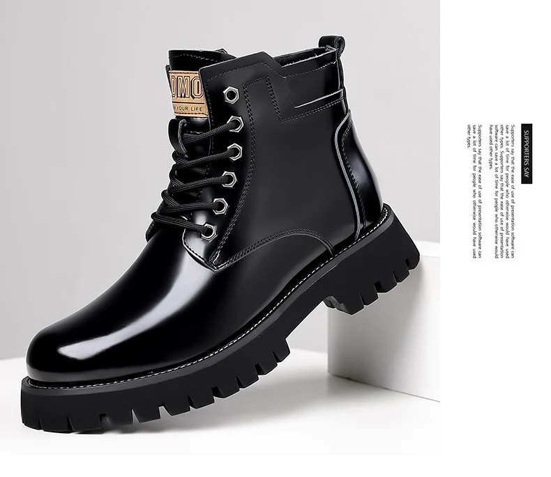 Men Boots 2023 New Winter Slippers Warm Men Shoes Waterproof Non-Slip Plush Sneakers Male Tenis Shoes Boots Men Sneakers Winter