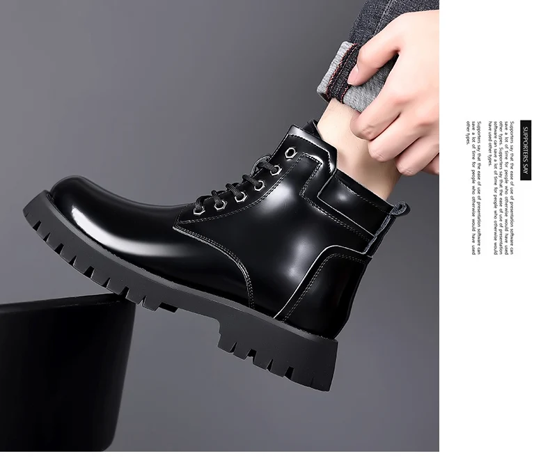 Men Boots 2023 New Winter Slippers Warm Men Shoes Waterproof Non-Slip Plush Sneakers Male Tenis Shoes Boots Men Sneakers Winter