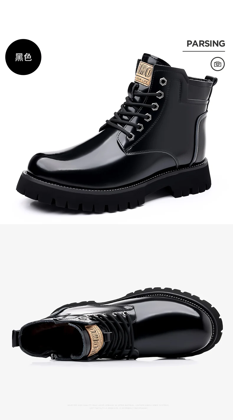 Men Boots 2023 New Winter Slippers Warm Men Shoes Waterproof Non-Slip Plush Sneakers Male Tenis Shoes Boots Men Sneakers Winter