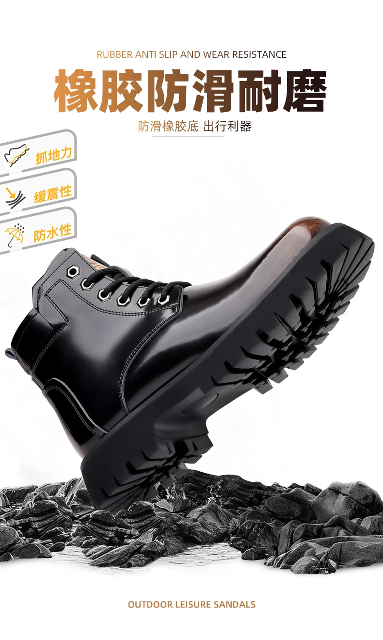 Men Boots 2023 New Winter Slippers Warm Men Shoes Waterproof Non-Slip Plush Sneakers Male Tenis Shoes Boots Men Sneakers Winter