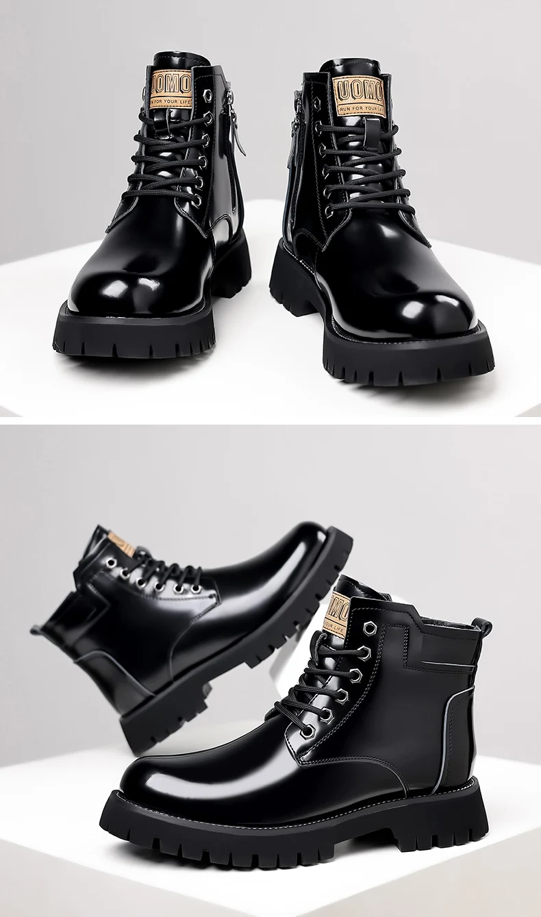 Men Boots 2023 New Winter Slippers Warm Men Shoes Waterproof Non-Slip Plush Sneakers Male Tenis Shoes Boots Men Sneakers Winter