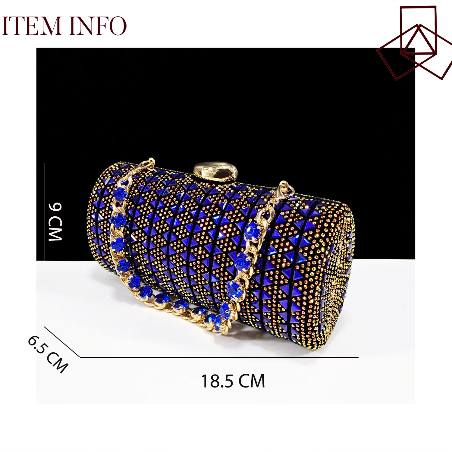 QSGFC Italian Fashion Banquet Shoes and Bags African Women's Hand Bags with Rhinestone Decoration and Women's High Heels