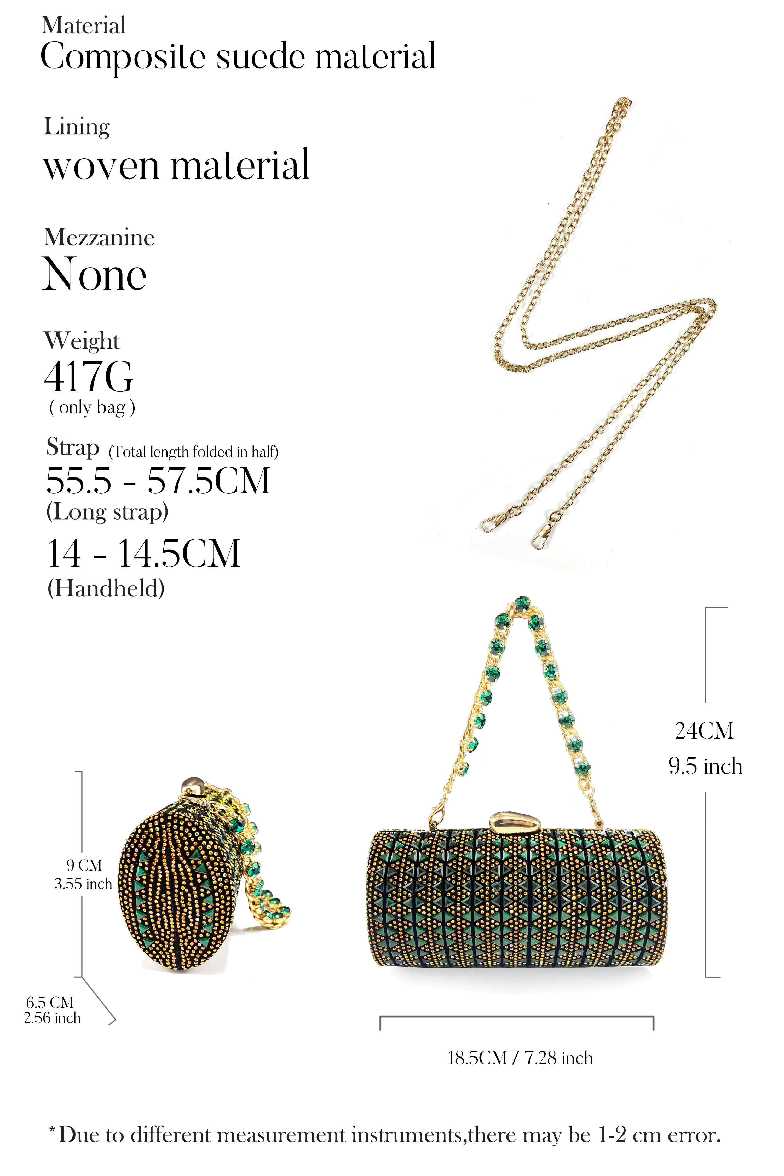 QSGFC Italian Fashion Banquet Shoes and Bags African Women's Hand Bags with Rhinestone Decoration and Women's High Heels