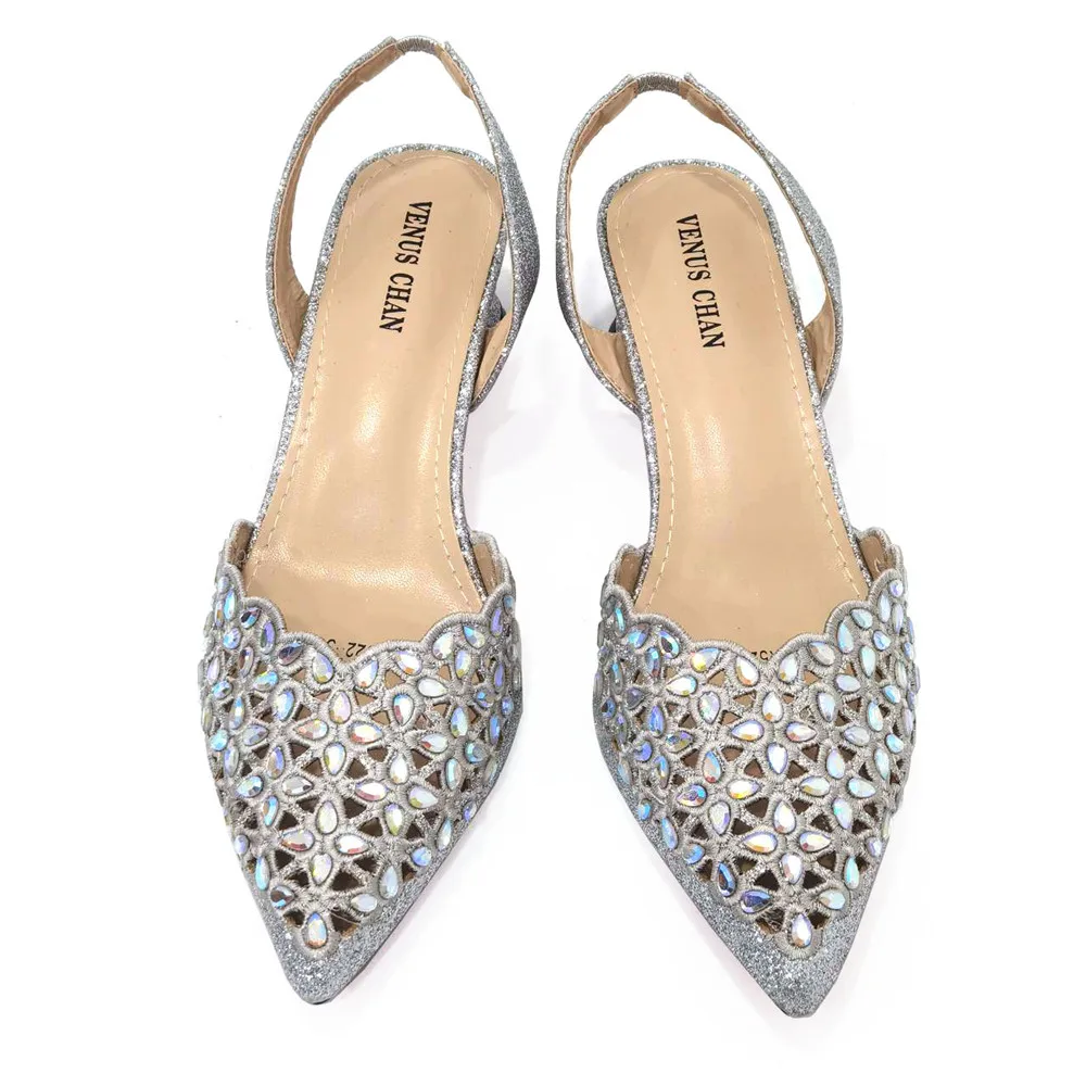 V-Chan 2024 Royal Blue Shoe And Bag With Elegant High Heels Shoes Italian Popular Design African Ladies Shoes Bag Set