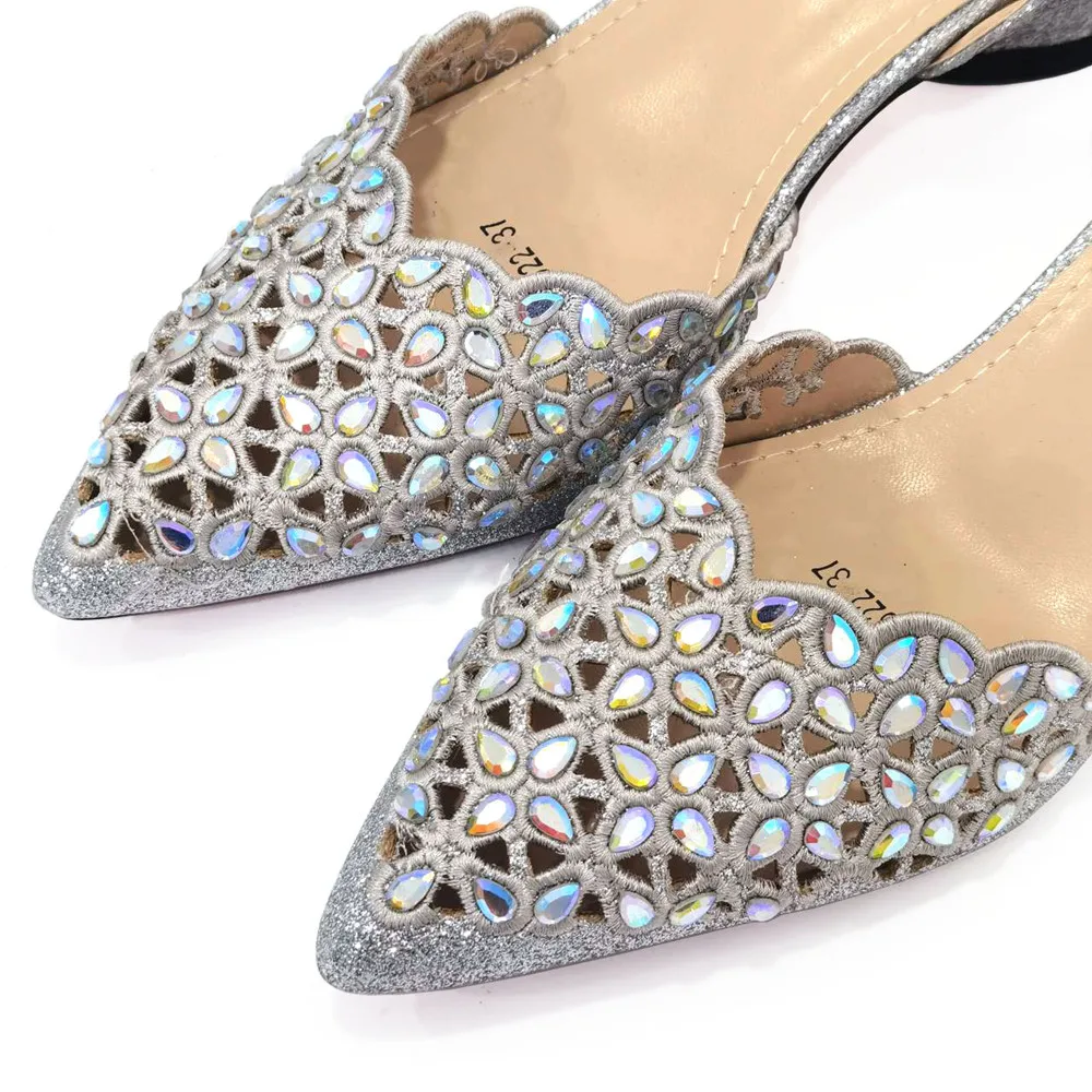V-Chan 2024 Royal Blue Shoe And Bag With Elegant High Heels Shoes Italian Popular Design African Ladies Shoes Bag Set