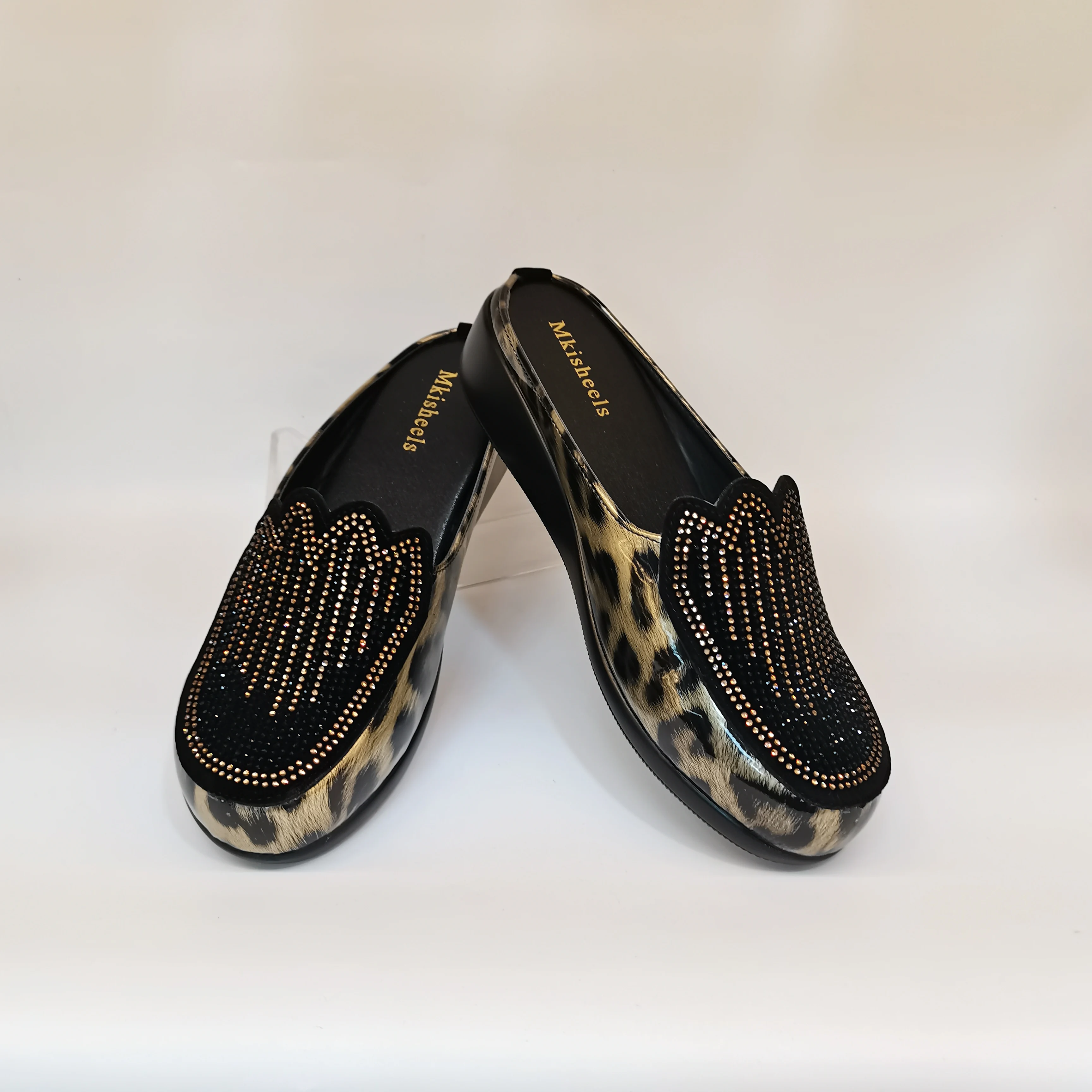 Latest Design Women Luxury Flower Wedding Party Shoes Nigerian Women Party Pumps High Heels Slip on Shoes for Women 6CM